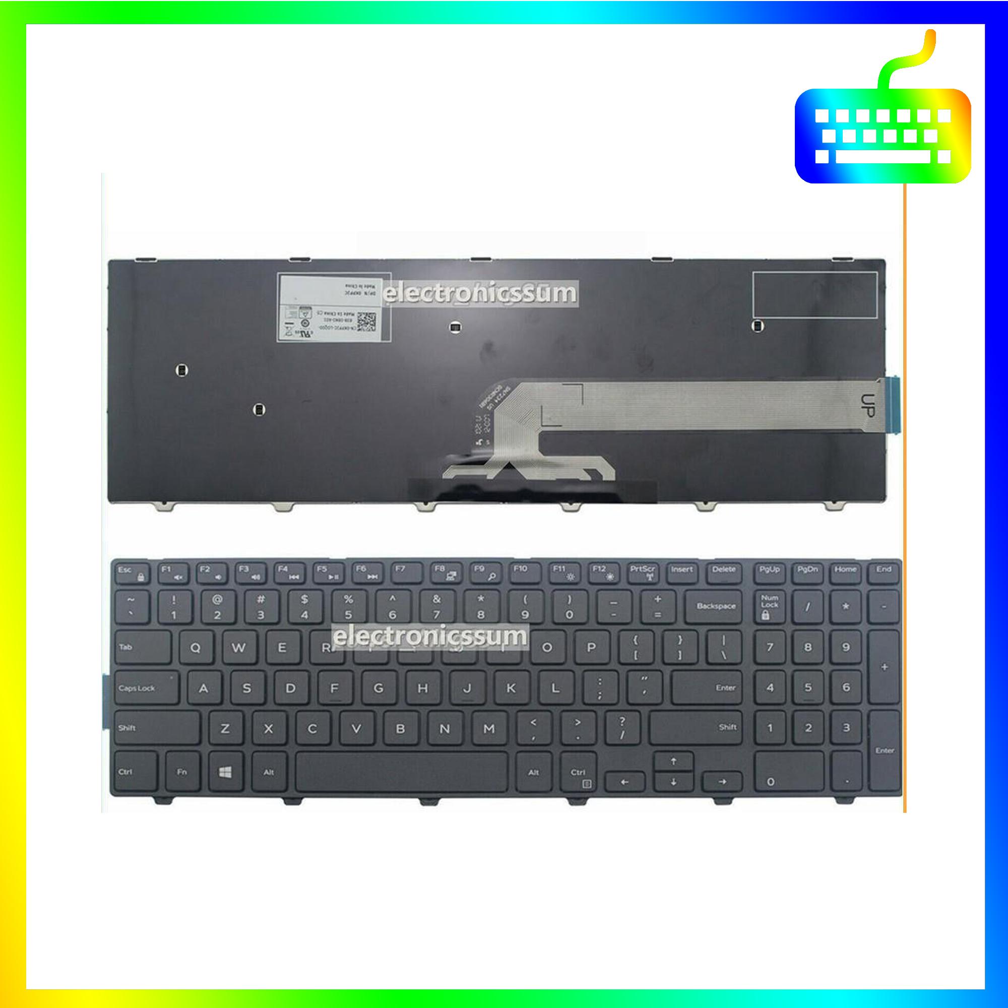 Bàn phím dành cho laptop Dell Inspiron 15 15 3000 15 5000 15 7000 Series Không Led - Hàng Nhập Khẩu - Sản phẩm mới 100%