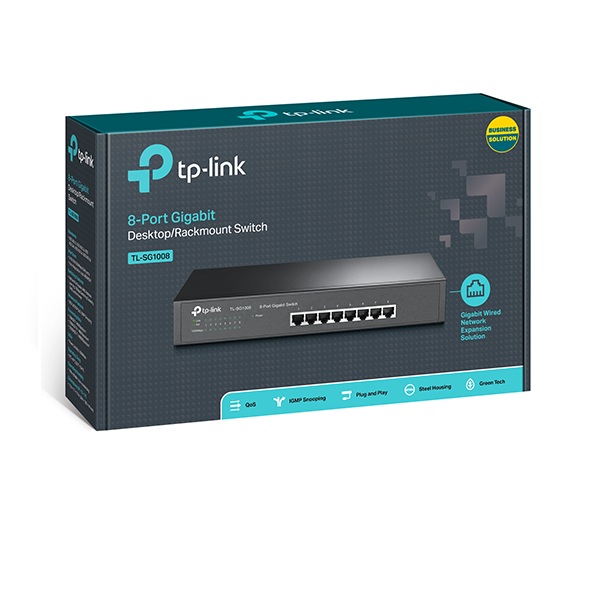 Switch TP-Link 8 port TL-SG1008- Hàng chính hãng