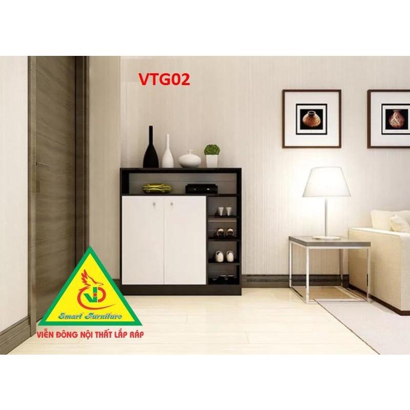 Tủ Giày Hiện Đại Nhiều Ngăn Để Giày, Tiết Kiệm Diện Tích VTG02- Nội thất lắp ráp Viendong Adv