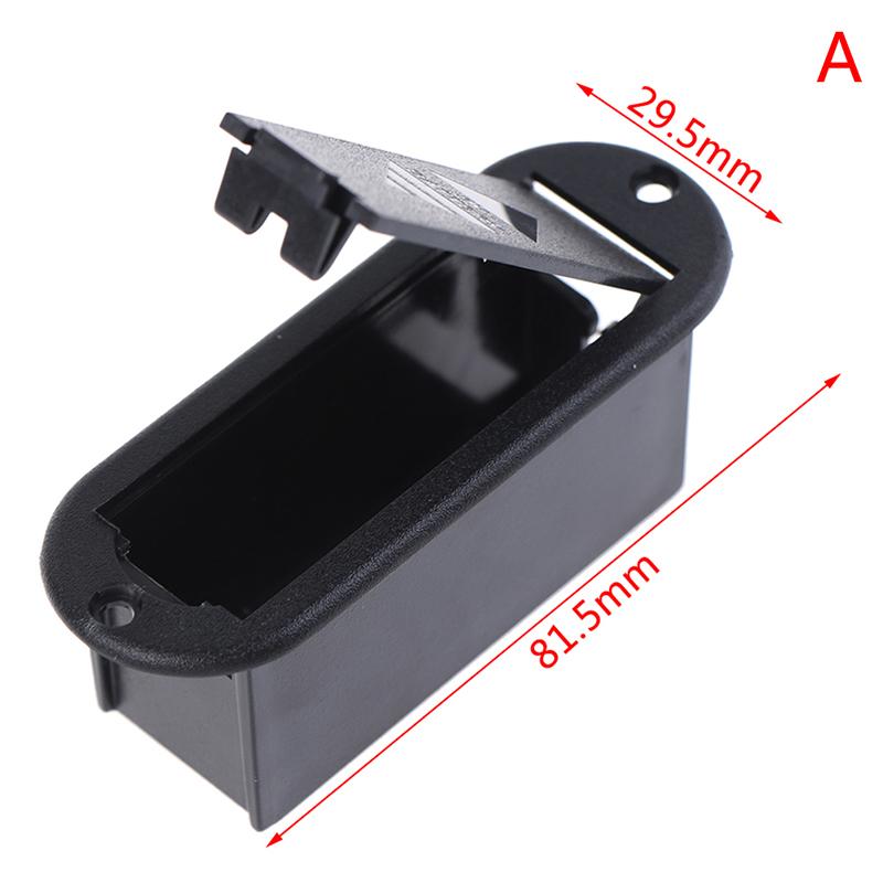 Active Bass Guitar Pickup Hộp pin 9V Hộp đựng pin 9 volt/Hộp/Nắp ngăn Tiếp điểm phích cắm và cáp Màu sắc: Như hình ảnh
