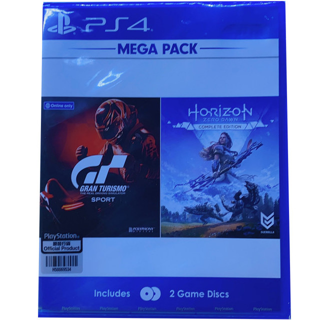 Đĩa Ps4 Gran Turismo Sport + Horizon Down Complete Edition - Chính Hãng