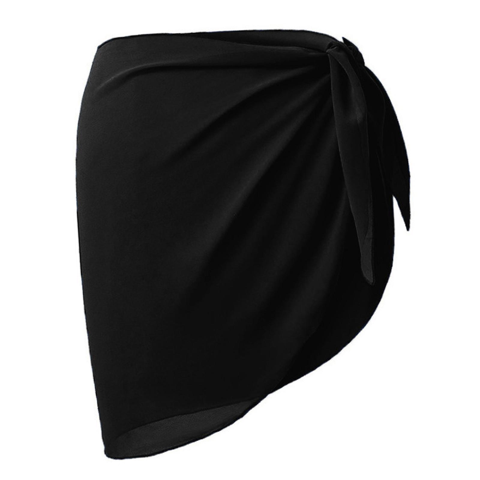 Women's Short Sarongs Beach Wrap Bikini Wraps Chiffon Cover Up for Swimsuit