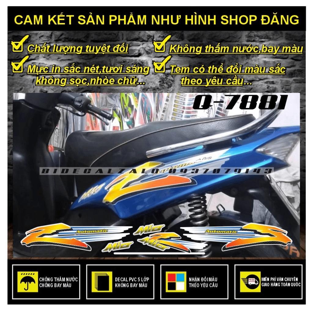 TEM RỜI MIO NHỎ ĐỜI ĐẦU MẪU CHỮ Z - BI DECAL