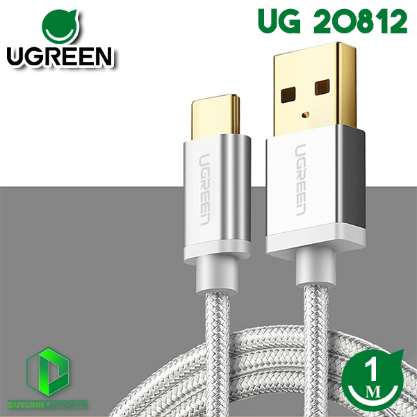 Cáp USB A 2.0 sang TypeC UGREEN 20812 - Hàng chính hãng