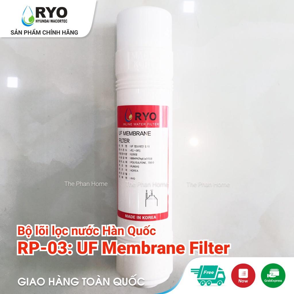 Combo 5 Lõi Lọc Nước Hàn Quốc Cho Máy Lọc Nước UF (RYO Hyundai, KoriHome, Canzy, CNC, Humero