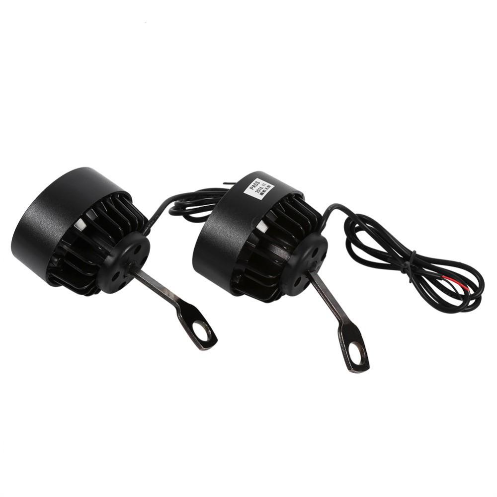 Set 2 đèn LED hỗ trợ ánh sáng trắng cho xe máy