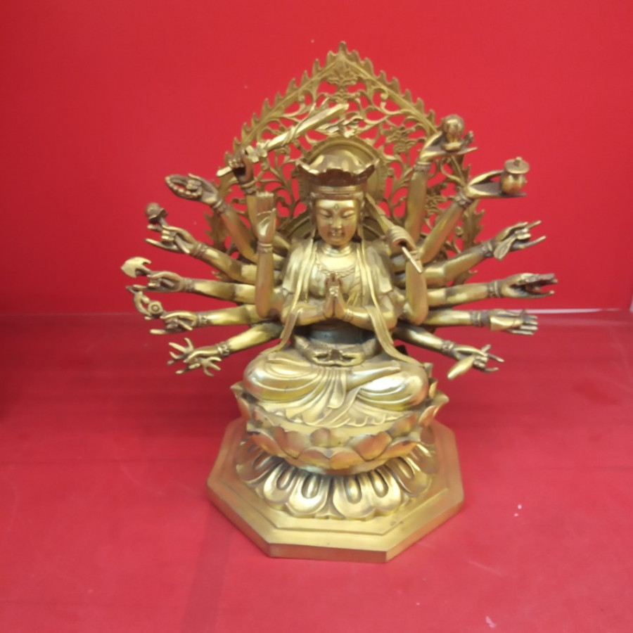 Tượng phật mẫu chuẩn đề 25cm