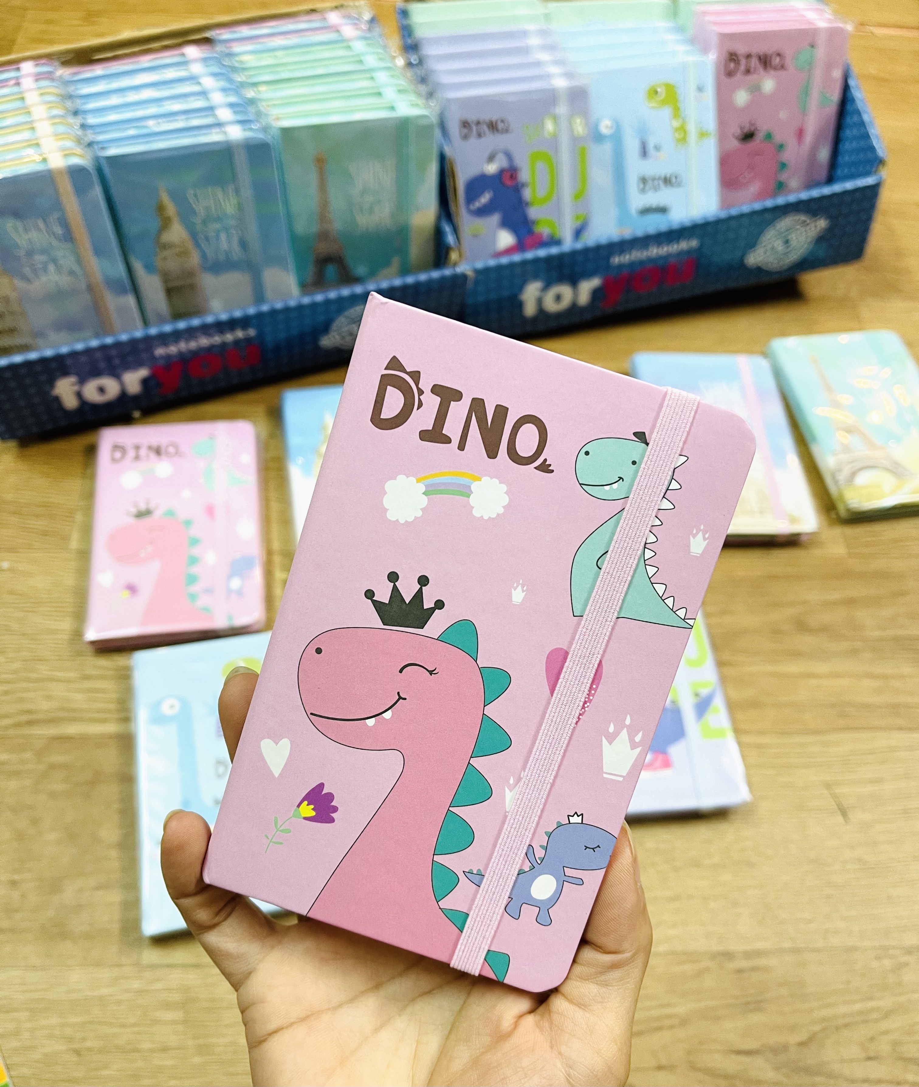 Sổ tay Hàn quốc cute khổ a6 giấy kẻ ngang