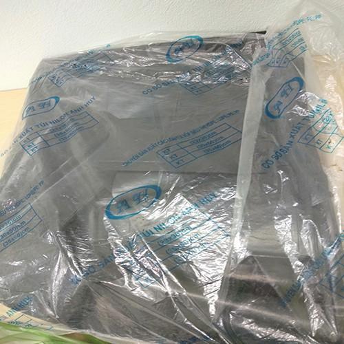 Túi nilon đen đựng rác, đóng hàng có quai loại đựng 5kg, 10kg, 15kg, 20kg