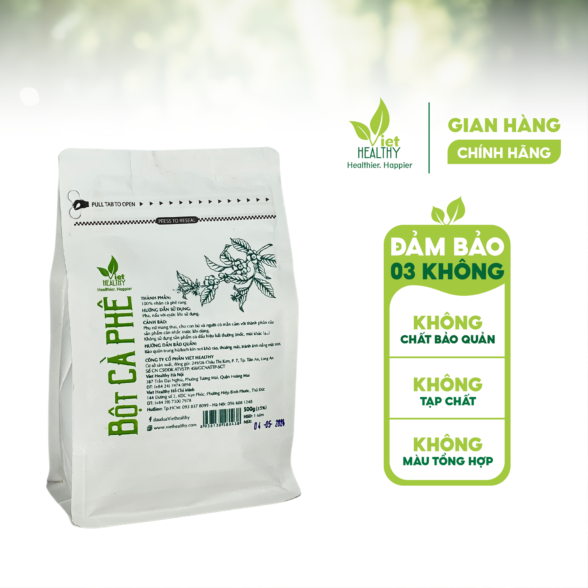 Bột Cafe Enema 500g