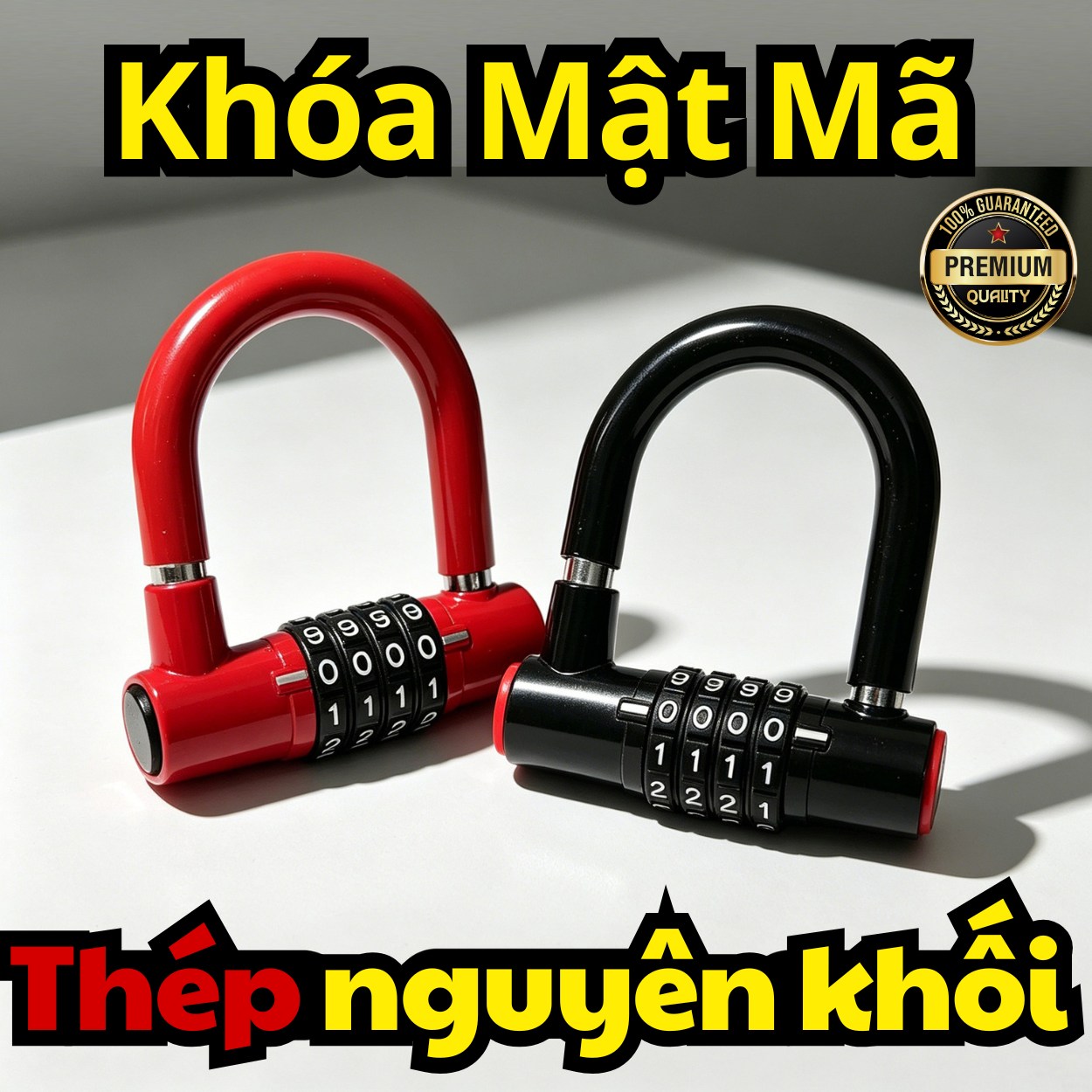 Ổ Khoá Mật Mã 4 Số Chữ U Mini D Danido – Chống Trộm Hiệu Quả, Bảo Mật Cao, Thay Đổi Mật Khẩu Linh Hoạt