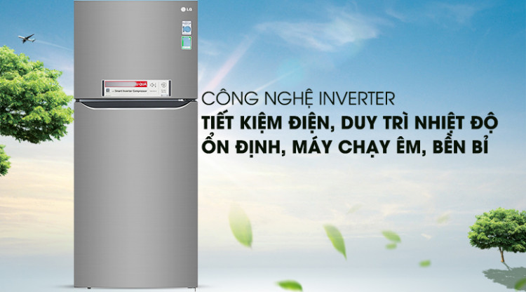 Công nghệ Inverter - Tủ lạnh LG Inverter 315 lít GN-M315PS Công nghệ Inverter - Tủ lạnh LG Inverter 315 lít GN-M315PS