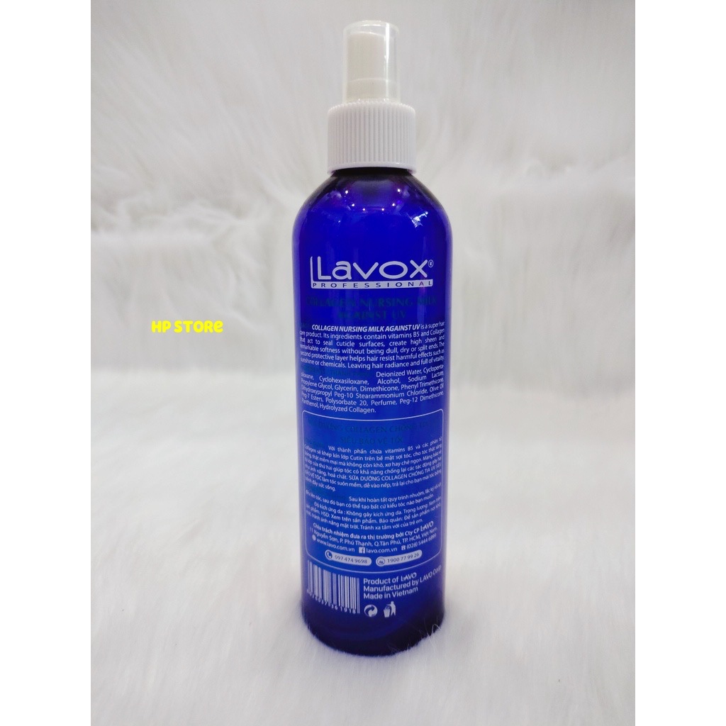 Chai Dưỡng Lavox 280ml Xanh Thơm Lâu, Phục Hồi, Bảo Vệ, Chống Tia UV Chính Hãng