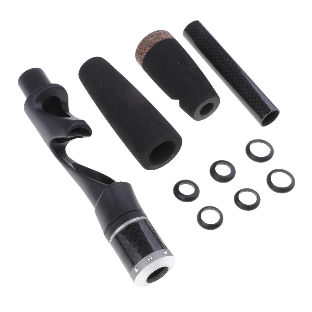 Fishing Rod Cork Handle with Reel Seat Set Rod Building and Repairs