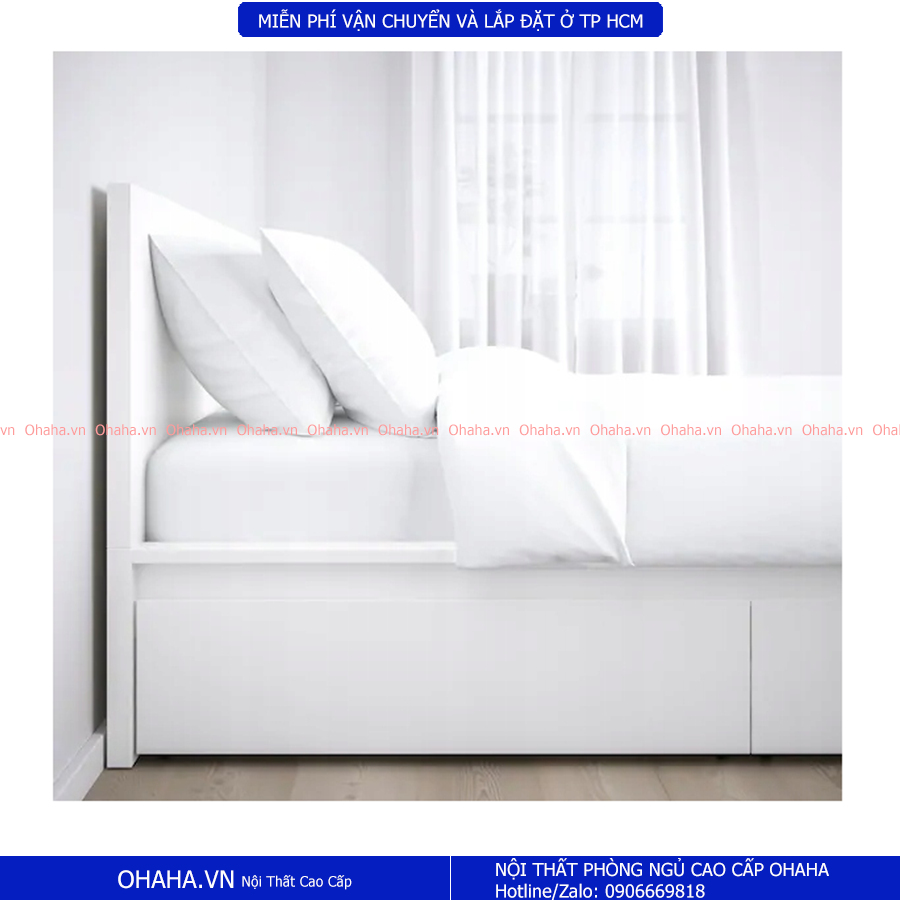 Giường Ngủ Cao Cấp Ohaha Phong Cách Bắc Mỹ