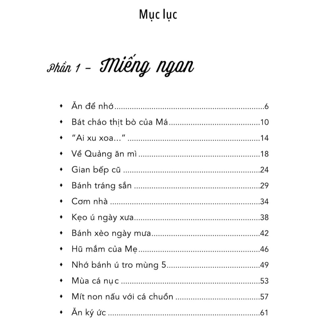 Sách Ăn Để Nhớ - Tản Văn