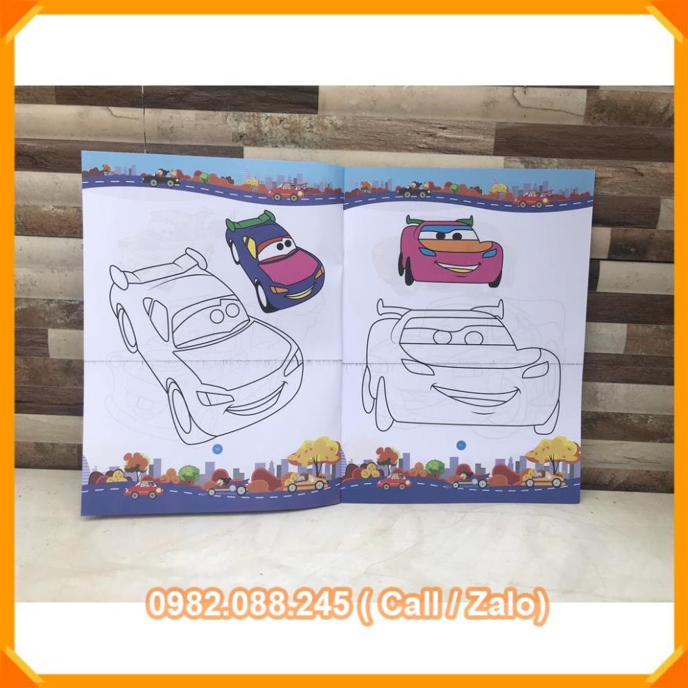 Bé tập tô màu TAYO