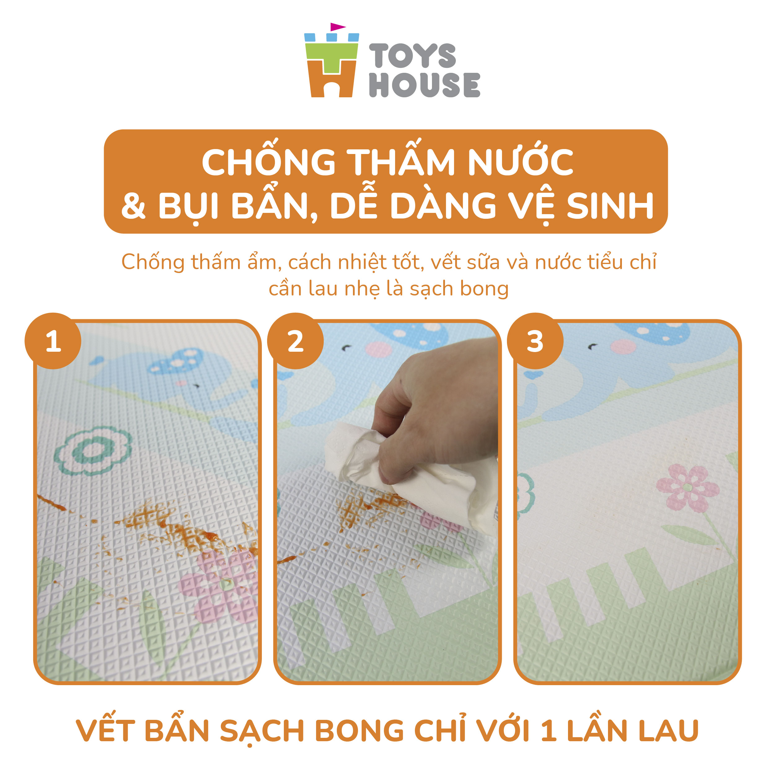 Thảm nằm chơi dành cho trẻ em Toys House NACH-07