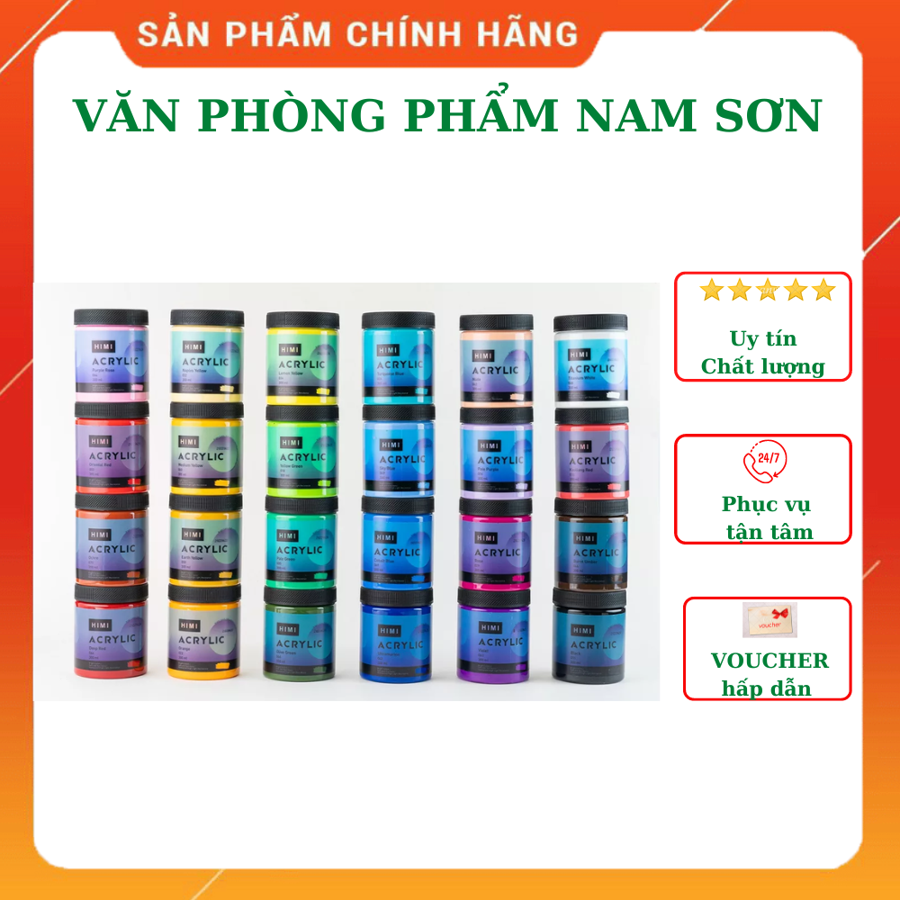 Màu Himi Acrylic hộp 100ml