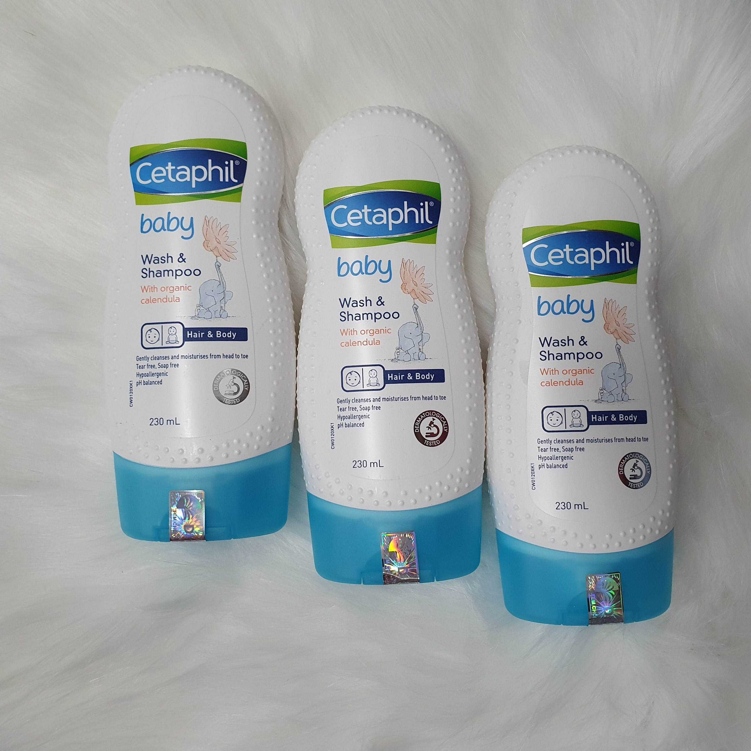 Cetaphil Baby tắm gội hữu cơ Organic - Cetaphil Baby Wash & Shampoo  with Organic Calendula Hair & Body 230ml