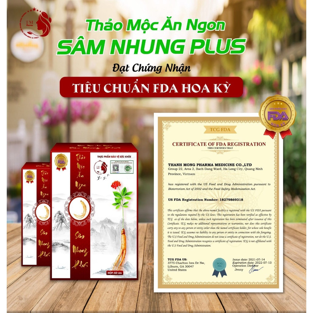 Combo 2 Hộp Viên Thảo Mộc Ăn Ngon Sâm Nhung Plus Giúp Ăn Ngon Ngủ Sâu Cải Thiện Hệ Tiêu Hoá Hỗ Trợ Tăng Cân An Toàn Hiệu Quả