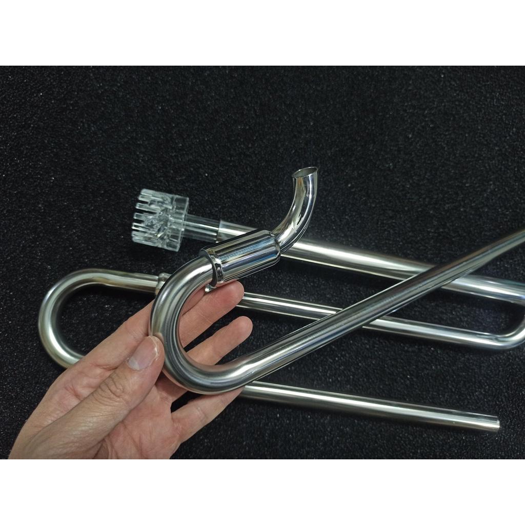 Bộ in out inox phi 19 có lọc váng "XOAY - phụ kiện thủy sinh - hồ cá cảnh - shopleo