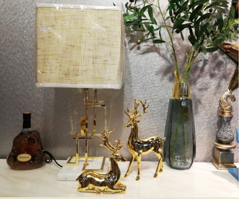 Gold Deer sản phẩm trang trí cao cấp hươu trang trí sơn mạ vàng DHGD001