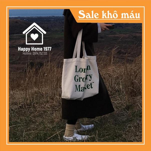 Túi tote Vải canvas mềm Đẹp Cực Hot đựng vừa  Túi vải xinh nhiều