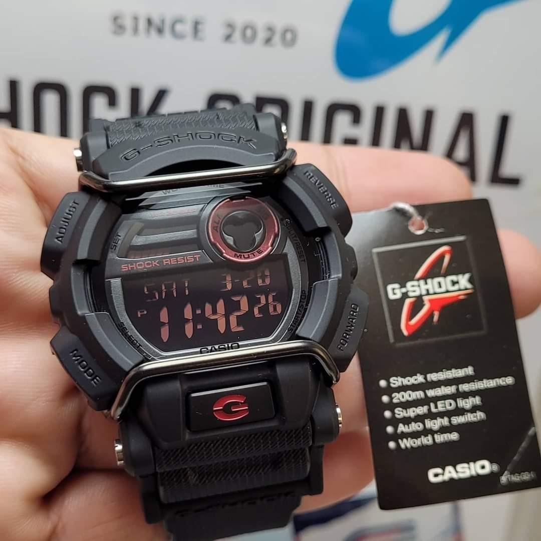 Đồng Hồ Nam Dây Nhựa Casio G-Shock GD-400-1DR Chính Hãng - GD-400-1