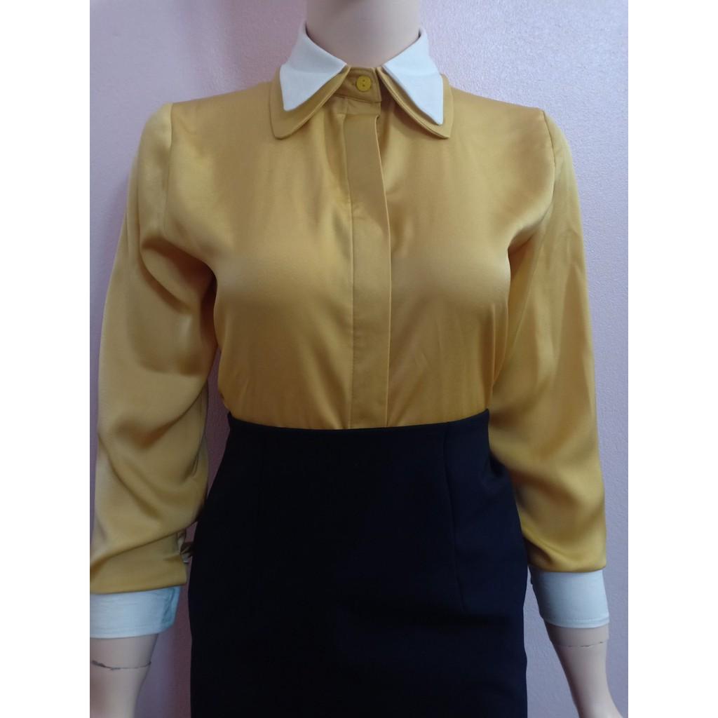 Áo kiểu nữ lụa ngọc trai