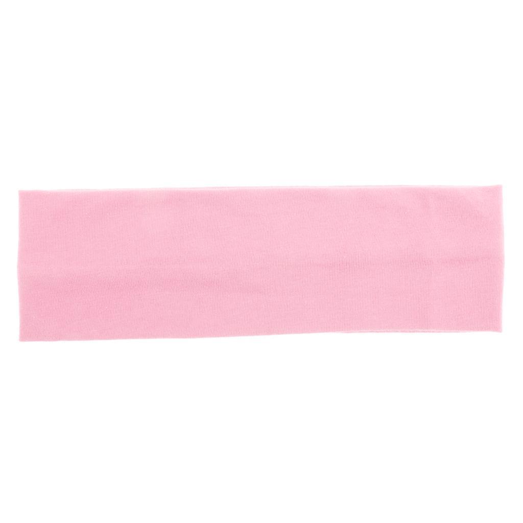 Headband Sweatband Workout Stretch Headband Hair Band Pink