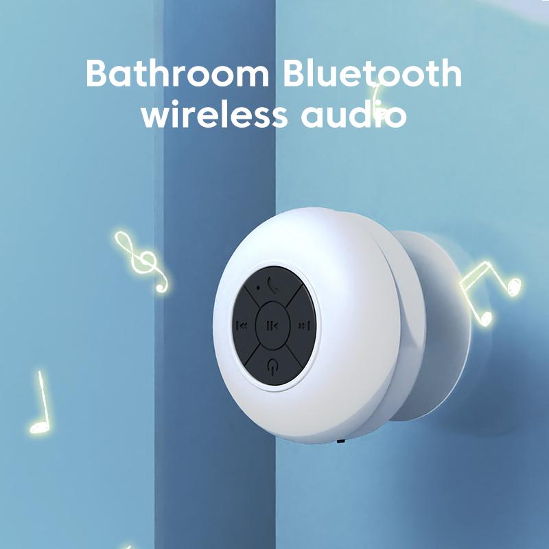 Loa bluetooth chống nước Hộp âm thanh cho phòng tắm vòi hoa sen Âm thanh không dây di động Loa thông minh đa năng cho điện thoại di động Color: Grass Green