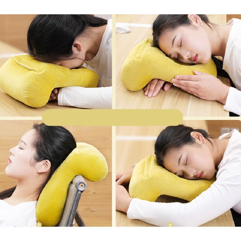 Gối ngủ đa năng cho dân văn phòng không gây đau mỏi gáy cổ - Hàng chính hãng