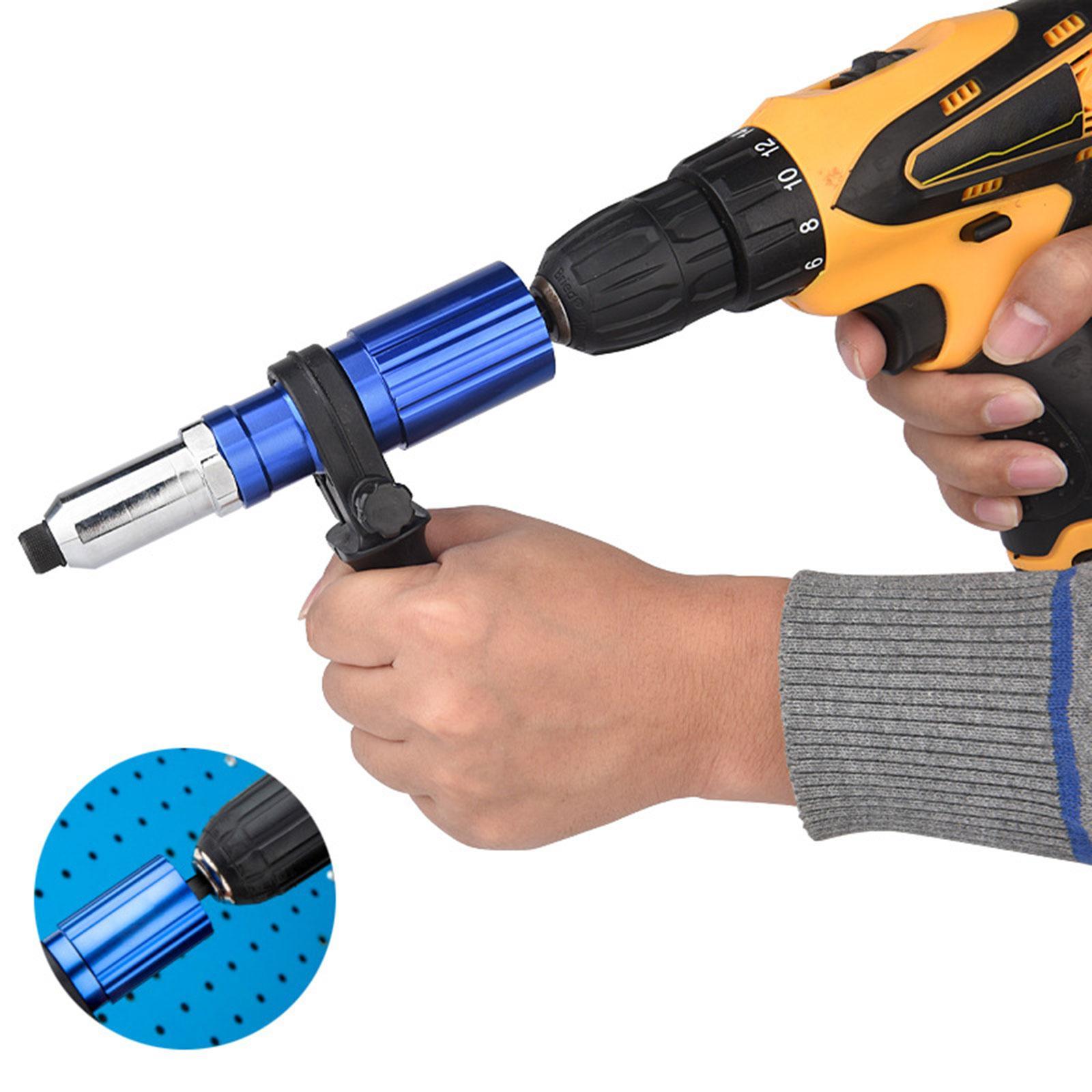 Electric Rivet Adapter Cordless Handy Upgrade Accessory Attachment for Pipes