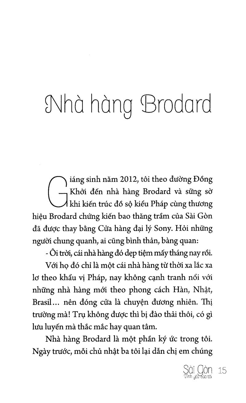 Sài Gòn - Tình Yêu Của Tôi