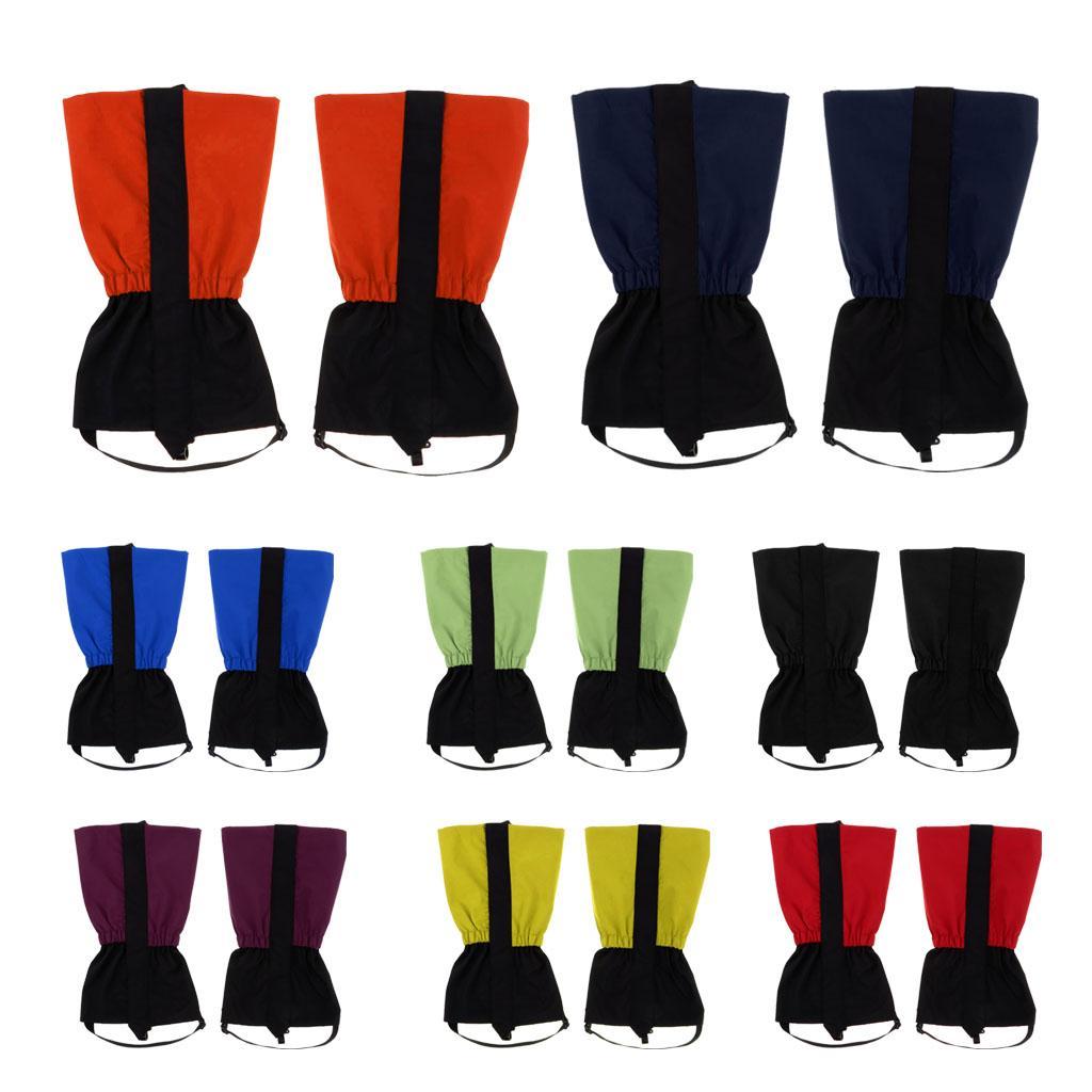 Waterproof Leg Gaiters Snow Boot Gaiters Polyester for Outdoor Sports Climbing Hiking Walking