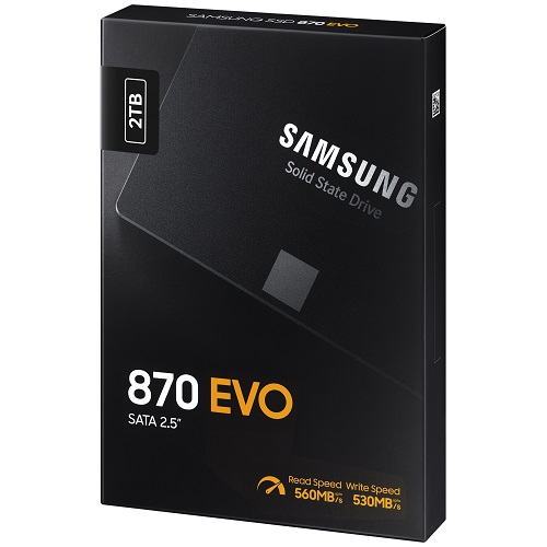 Ổ Cứng SSD Samsung 870 Evo 2TB 2.5-Inch SATA III - Hàng Nhập Khẩu