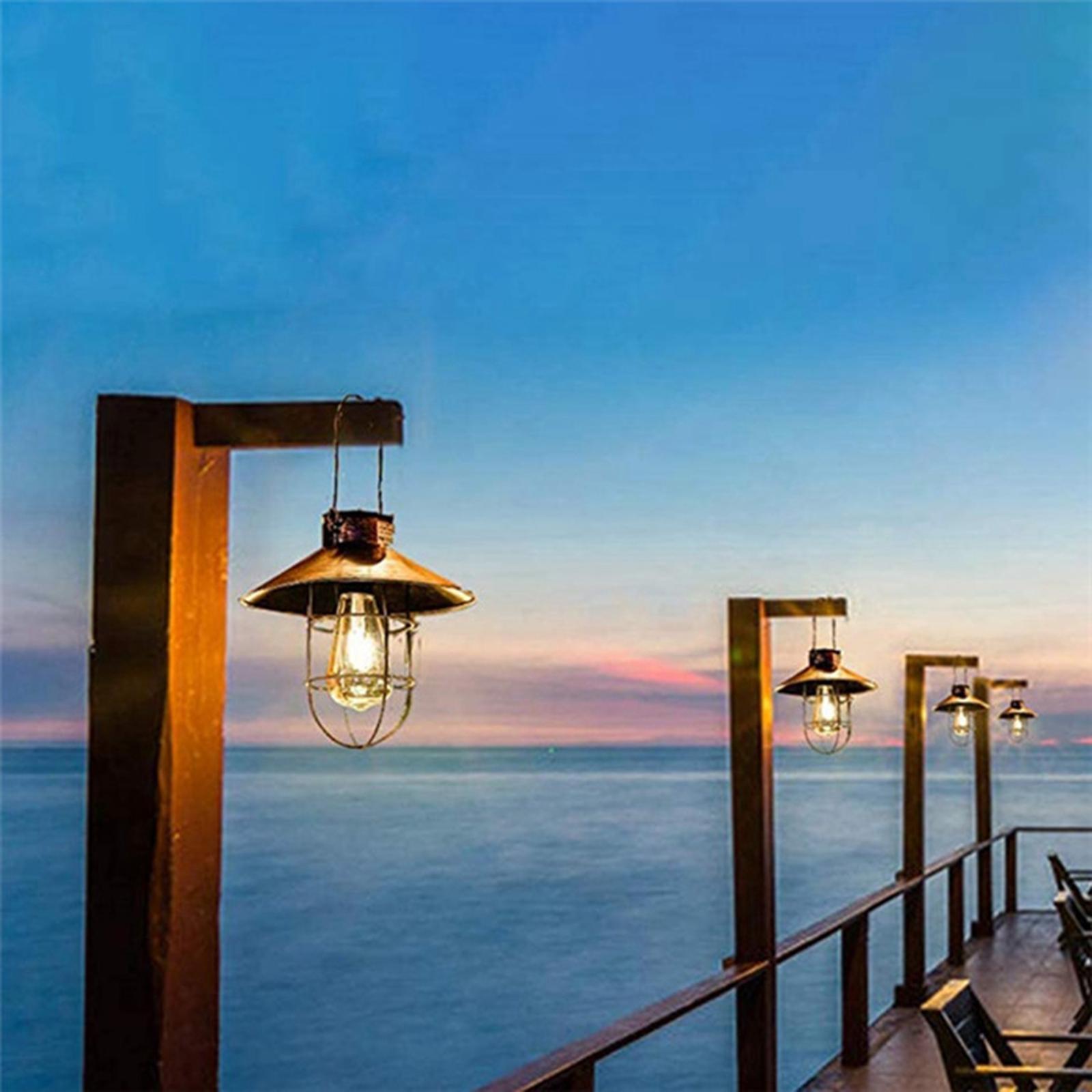 Solar Lamp Outdoor Garden Lights Black