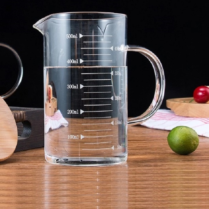 Ly Thuỷ Tinh Chia Vạch Đo Lường Chịu Nhiệt Dung Tích 1000 Ml