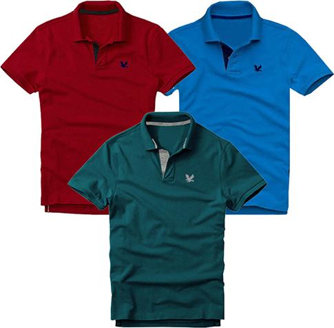 Áo Thun nam mẫu mới logo trước ngực, combo 3 áo - ĐB3QC14