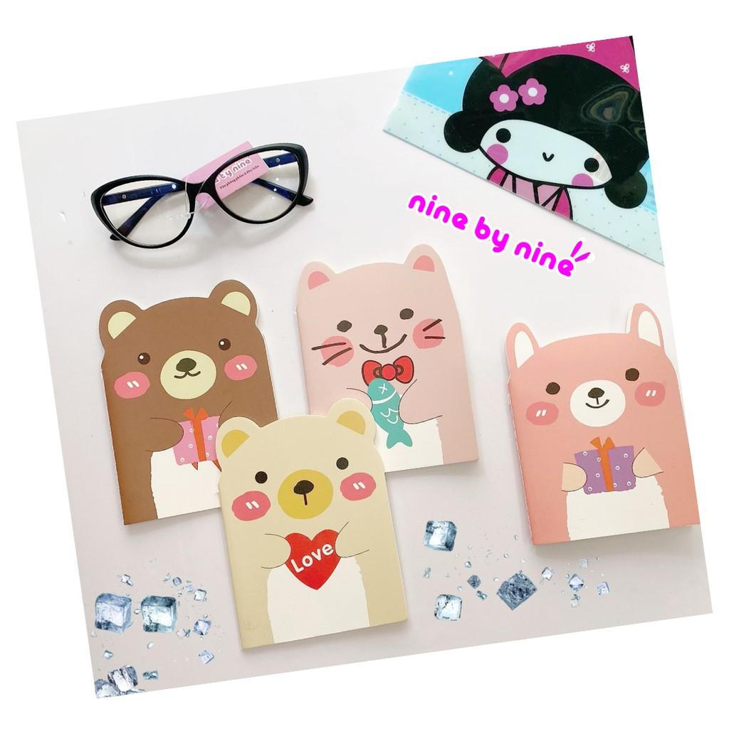 Sổ tay gấu mini cute