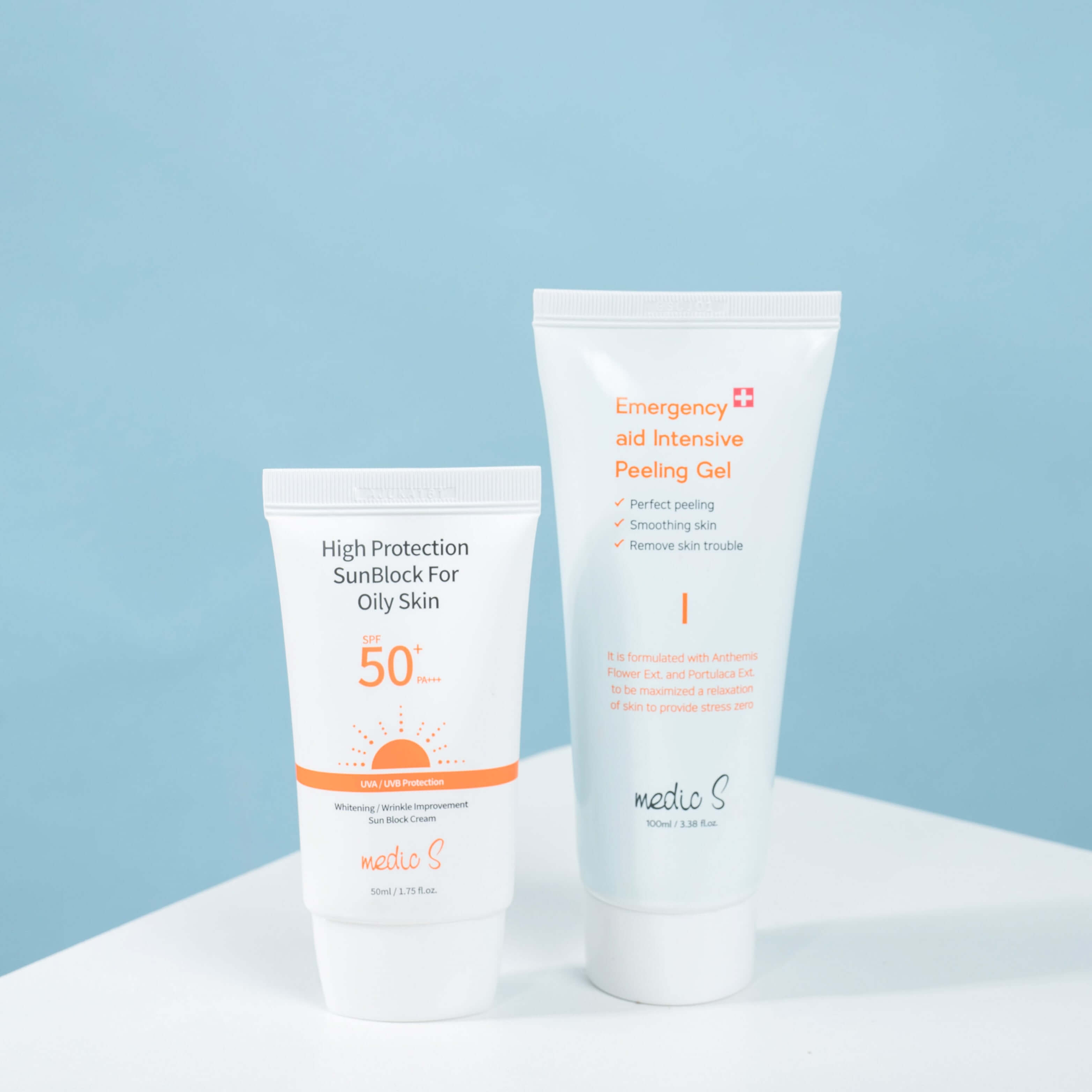Kem chống nắng, kiềm dầu, dưỡng ẩm, thay thế lớp kem nền, nâng tone da MedicS 50ml