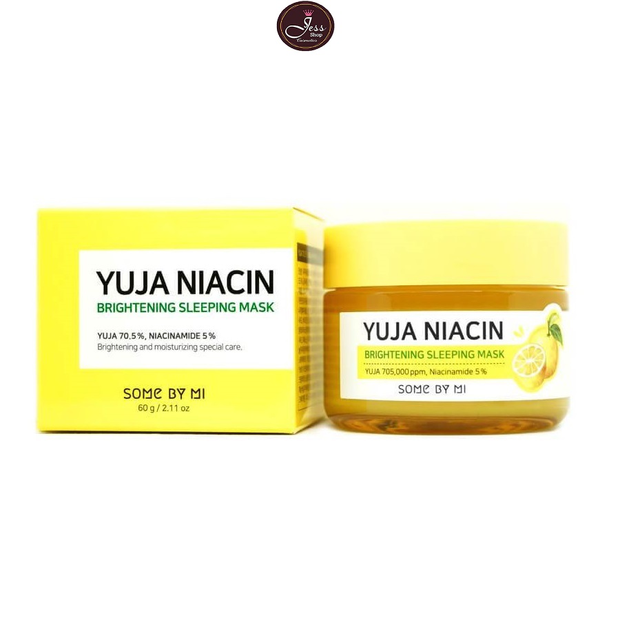 Mặt Nạ Ngủ Dưỡng Trắng Chiết Xuất Từ Trái Thanh Yên Some By Mi Yuja Niacin 30 Days Miracle Brightening Sleeping Mask