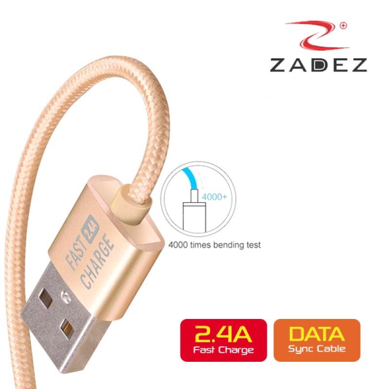 Cáp sạc Type C Zadez ZCC-135-Hàng chính hãng.