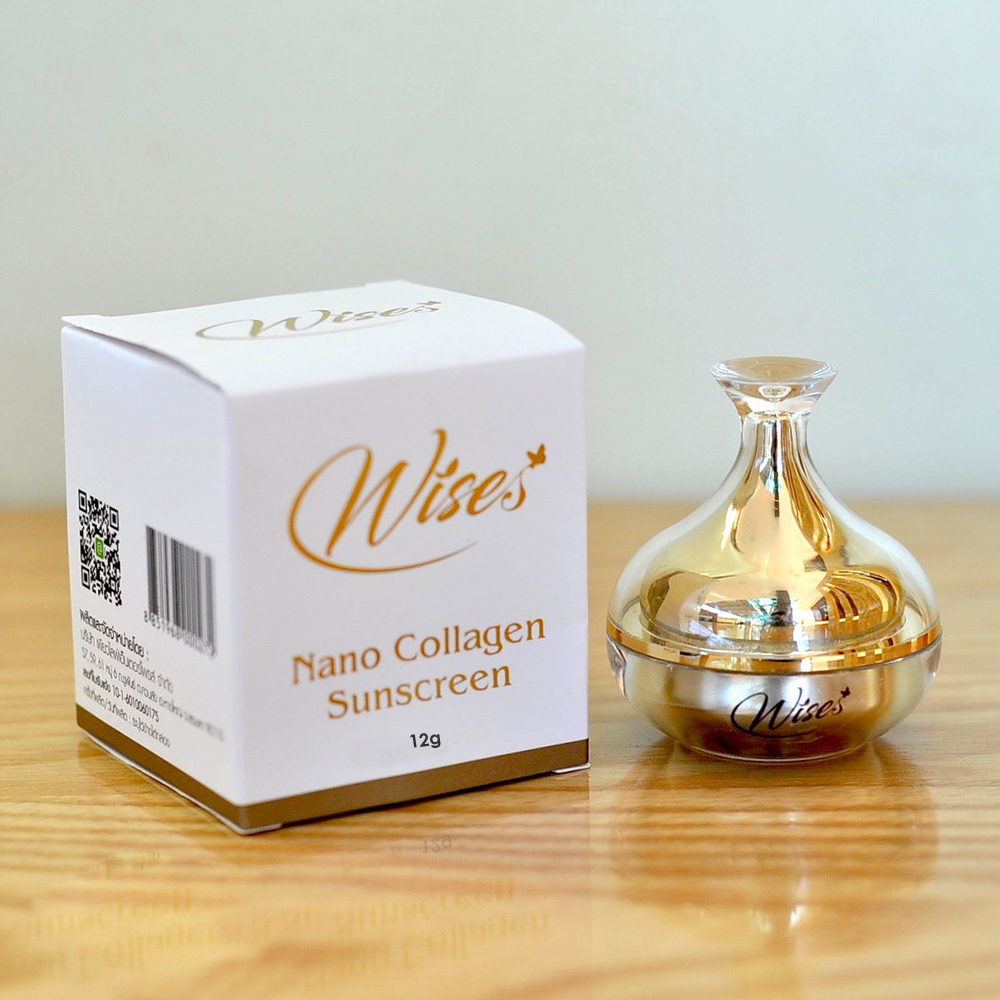 Kem Chống Nắng Che Khuyết Điểm WISE Nano Collagen Sunscreen 12g THÁI LAN