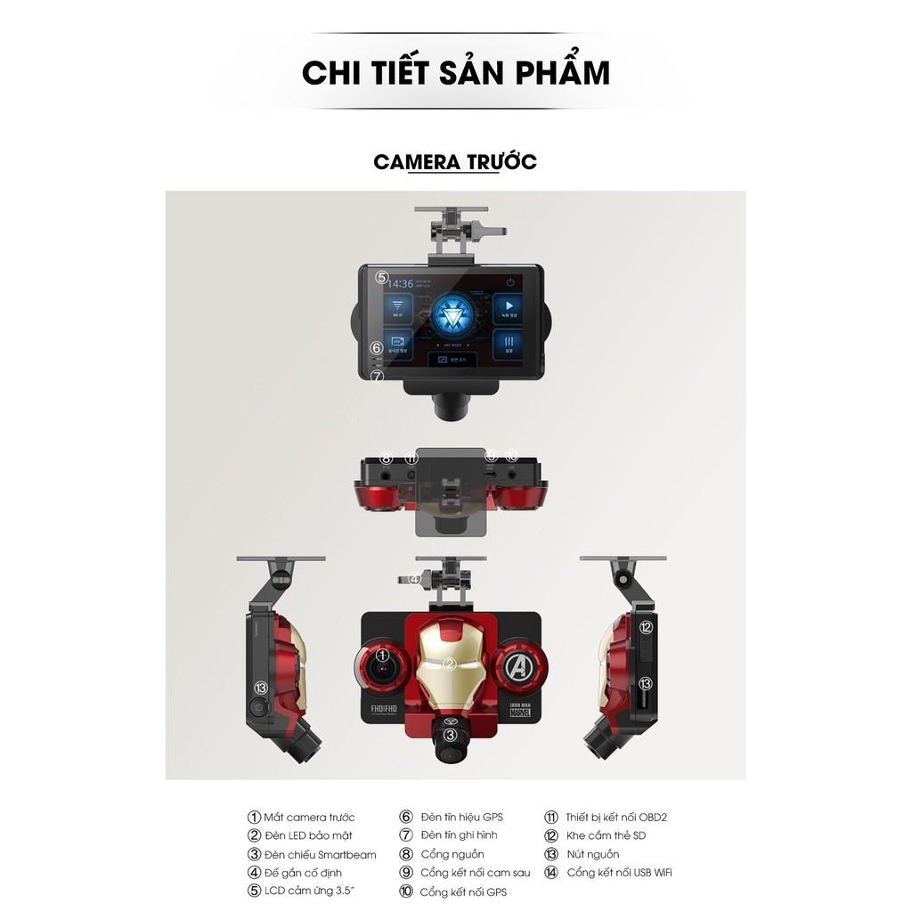 CAMERA HÀNH TRÌNH GNET HÀN QUỐC IRON MAN SIÊU ANH HÙNG HỒI SINH