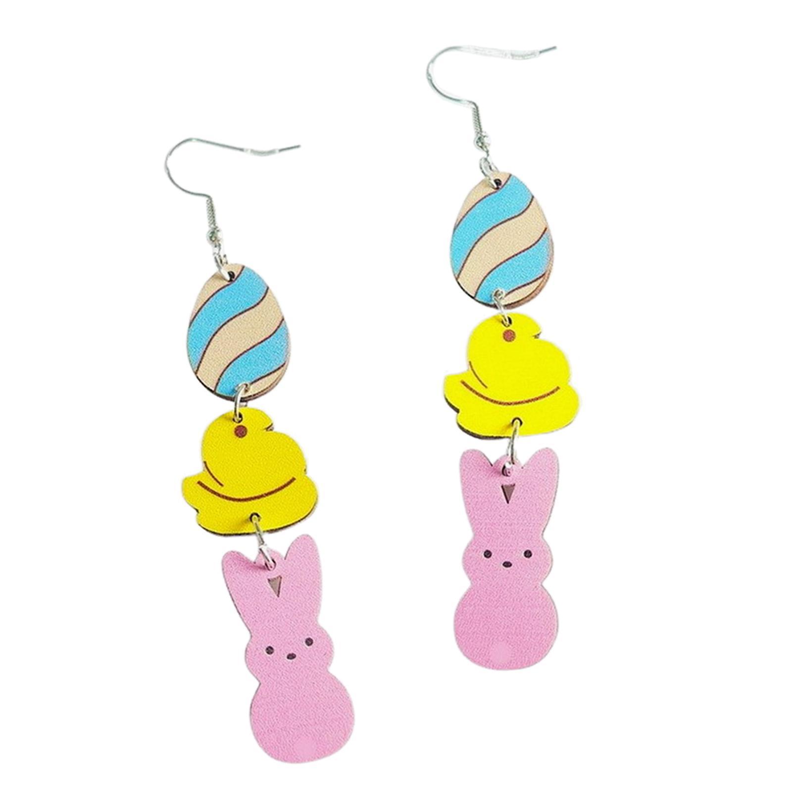 Cute Easter Earrings Trendy Lightweight Jewelry for Holiday Women Teens