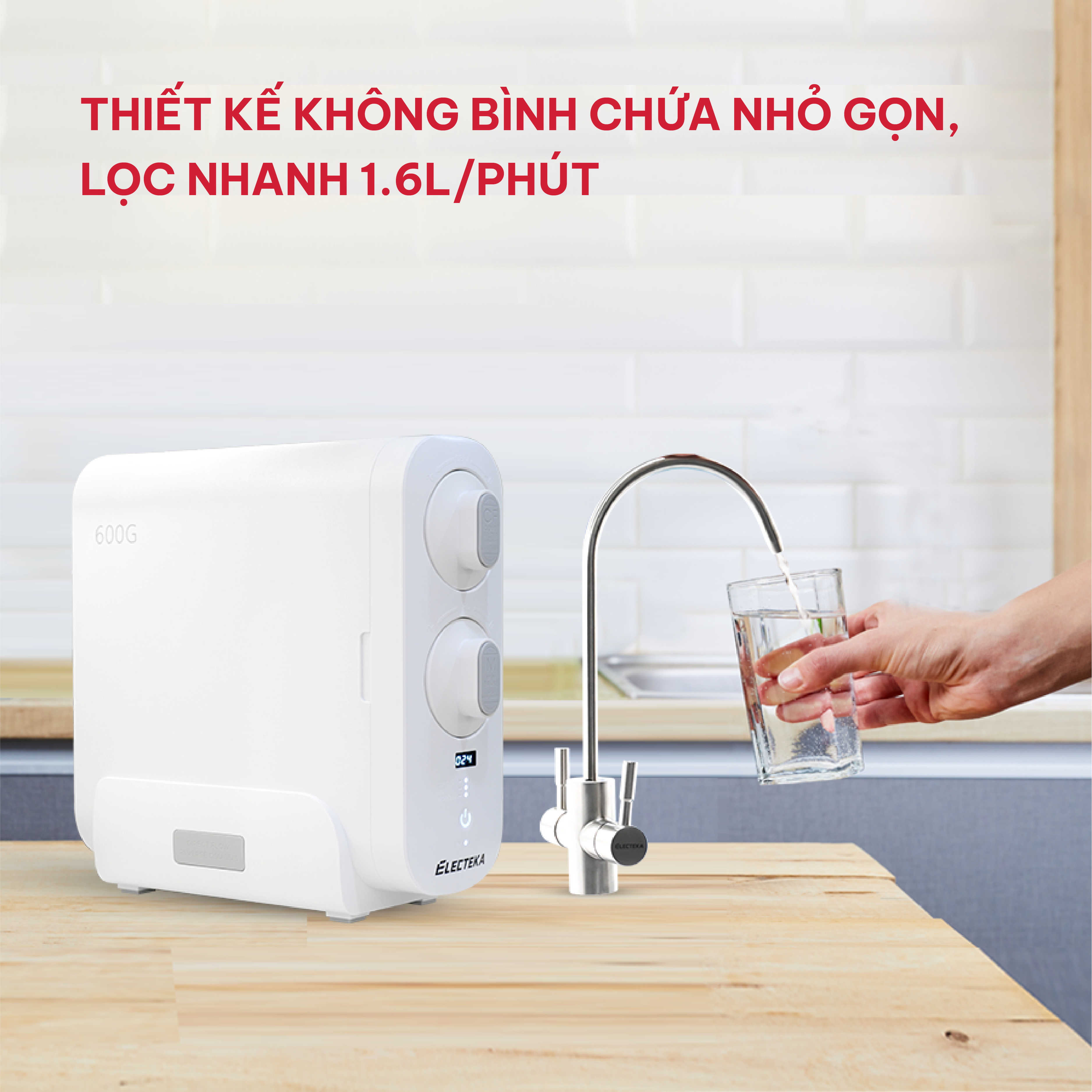 Máy lọc nước RO Electeka A9-600 - Hàng chính hãng