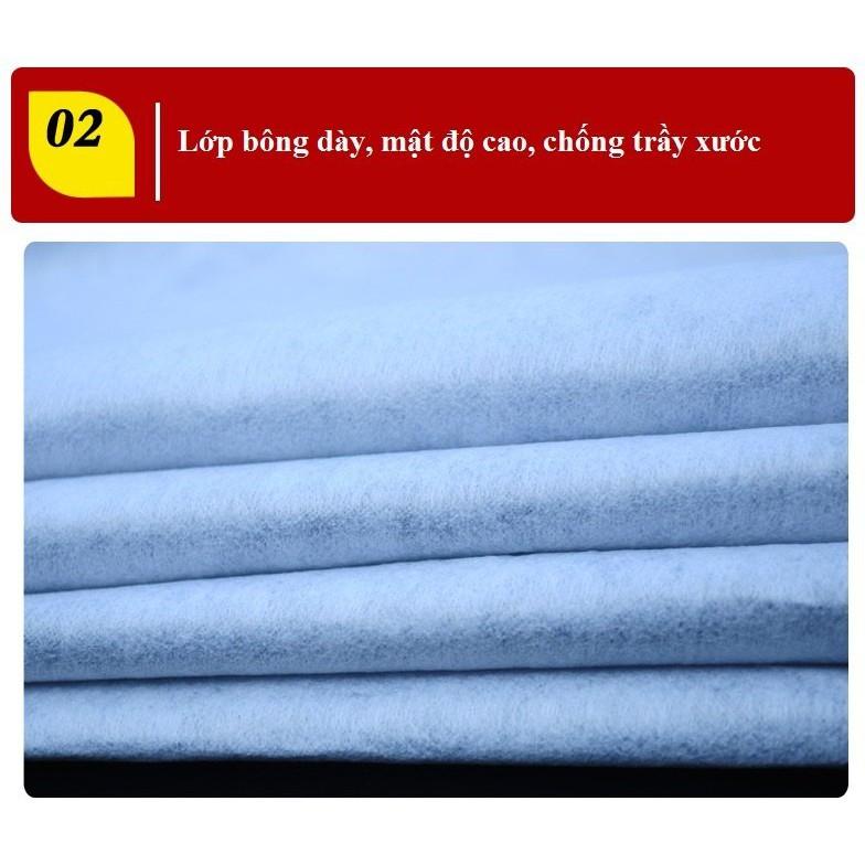 Bạt trùm ô tô 7 chỗ 3 lớp nhôm bạc cao cấp, chống nóng, ẩm, phủ nhung chống xước
