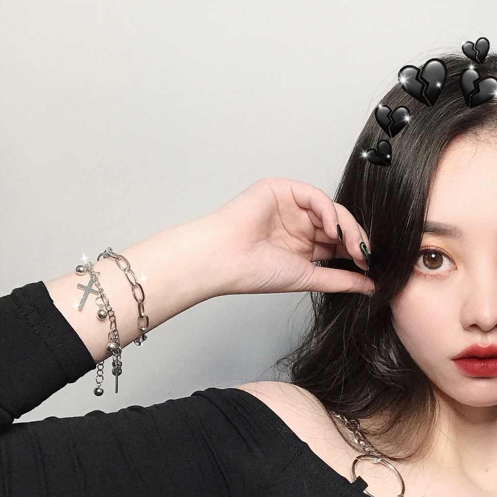 Vòng đeo tay lắc tay titan không gỉ 2 lớp thời trang